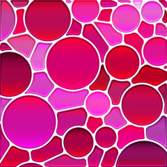 abstract vector stained-glass mosaic background