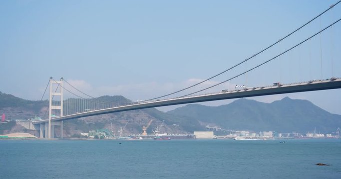 Hong Kong Tsing ma bridge