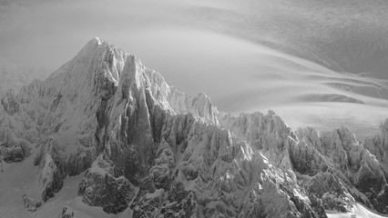 Aiguille Verte et lenticulaires