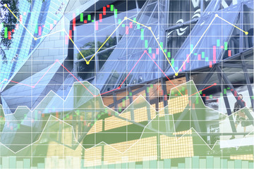 Stock index data analysis shown the success of promotional sale for discount shopping at the department store.