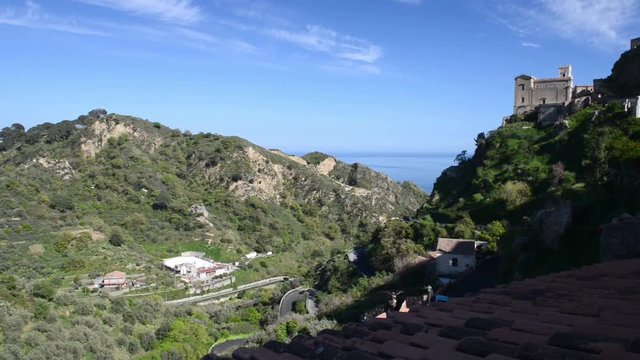 PAesaggio Siciliano dai monti peloritani al mar Ionio