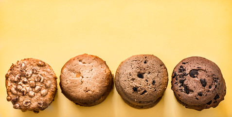 different kinds of homemade cookies