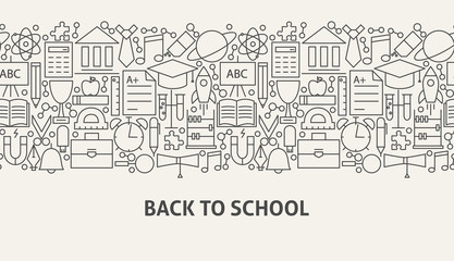 Back To School Banner Concept