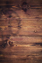 panel of stained spruce wood