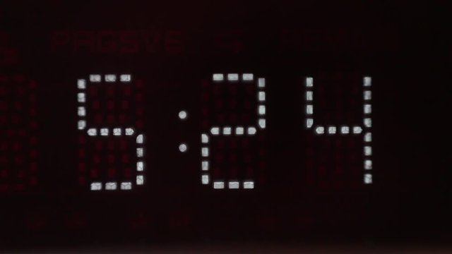 Time display of DVD player