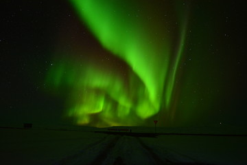 Aurora borealis in Iceland