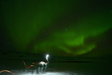 Aurora borealis in Iceland