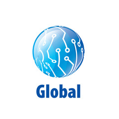 vector logo globe