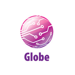 vector logo globe