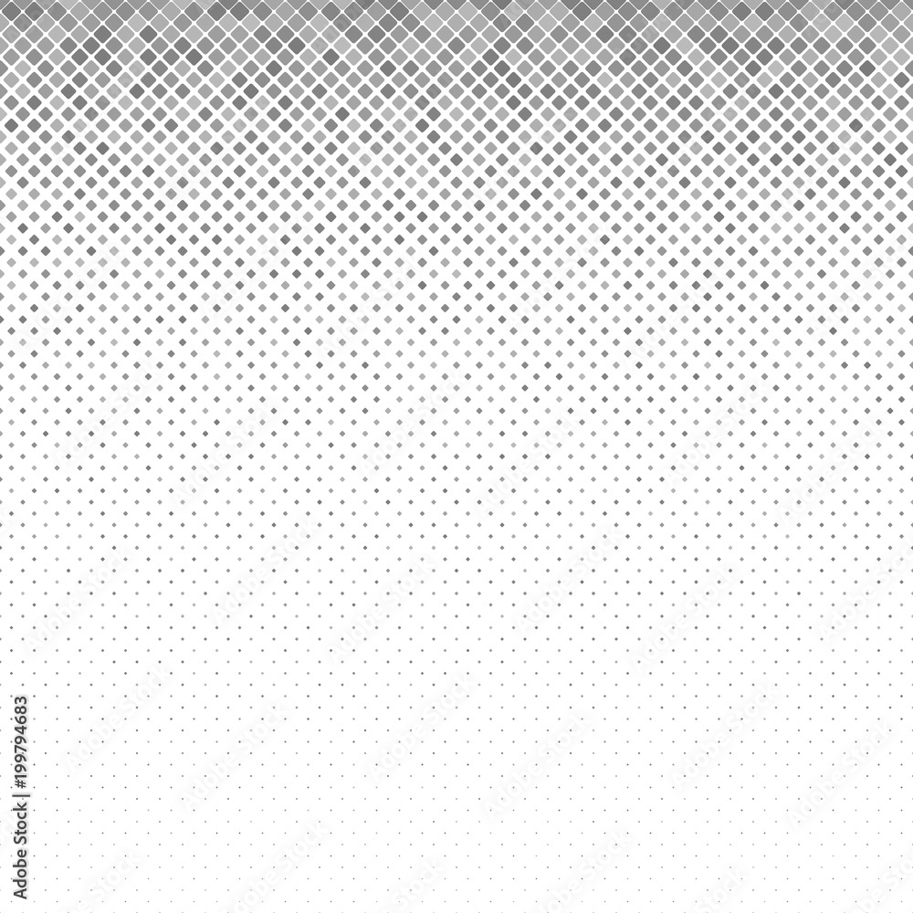 Poster geometrical rounded square pattern background - vector graphic from squares in varying sizes