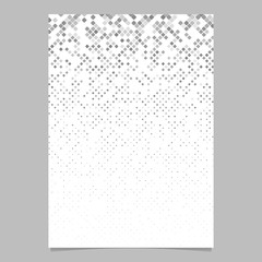Geometric rounded square pattern background poster template - vector graphic