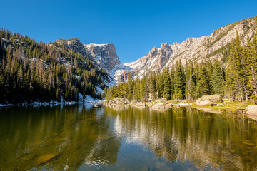 Fototapeta na wymiar Dream Lake, Rocky Mountains, Colorado, USA.