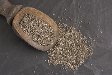 Organic chia seeds - Salvia hispanica
