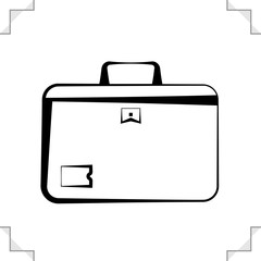 Briefcase Icon, Bag Design