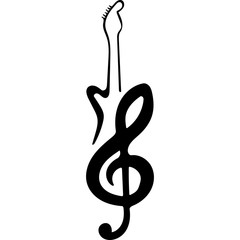 Music Note Guitar