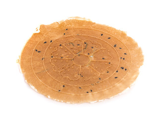 Tong Muan (a type of rolled wafer, a traditional dessert in Thailand)