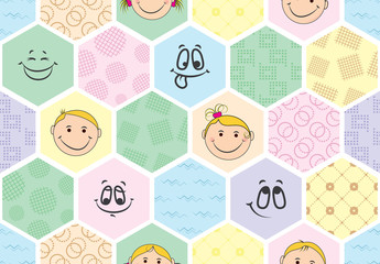 Set of art deco seamless patterns. Stylish modern textures. abstract backgrounds