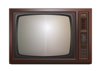 Retro tv, vector illustration