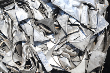 Metal trash for scrap