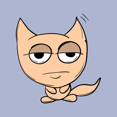 Funny cats. Suitable for childrens stories and fairy tales.