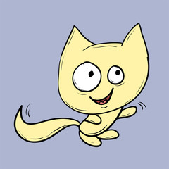 Funny cats. Suitable for childrens stories and fairy tales.