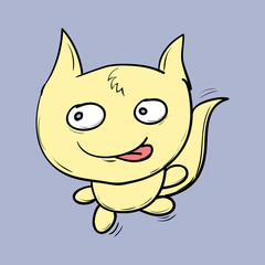 Funny cats. Suitable for childrens stories and fairy tales.