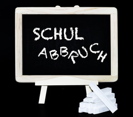 Schulabbruch Tafelbild