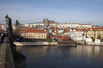 Naklejka na ściany i meble Prague Palace Hill