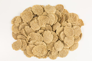 triticum spelta - spelt flakes for a healthy breakfast