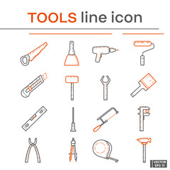 Obraz premium Set of tools icons.