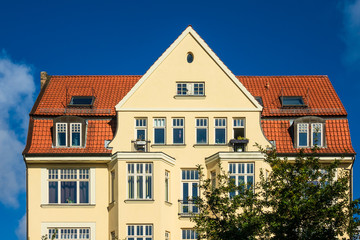 Fototapeta na wymiar Gebäude in der Hansestadt Rostock