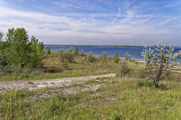 Geiseltalsee bei Mücheln, Burgenlandkreis, Sachsen-Anhalt, Deutschland