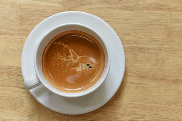 Coffee cup, Top view