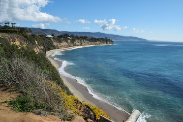 Fototapeta na wymiar Malibu coast, California