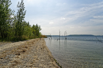 Geiseltalsee bei Mücheln, Burgenlandkreis, Sachsen-Anhalt, Deutschland