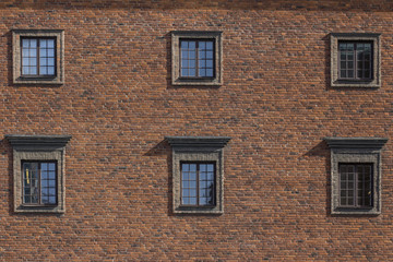Faces of buildings in Stockholm city (Sweden)