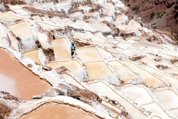 The salt flats of Maras
