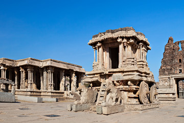 Fototapeta premium Chariot, Hampi, India