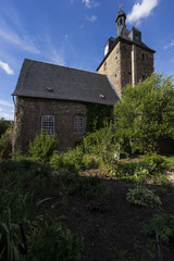 Kirche in Tilleda an der Straße der Romanik im Landkreis Mansfeld-Südharz, Sachsen-Anhalt, Deutschland