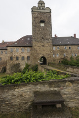 Burg und Schloss Allstedt an der Straße der Romanik, Sachsen-Anhalt, Deutschland