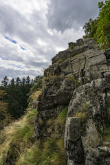 Die Milseburg, der heilige Berg im Bioshärenreservat Rhön, Hessen, Deutschland