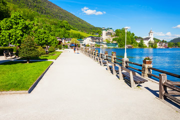 Fototapeta premium Wolfgangsee lake in Austria