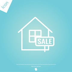 The for sale vector icon