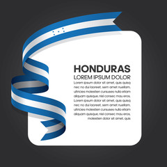 Honduras flag background