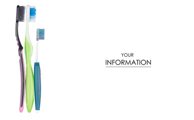 Toothbrushes care health pattern