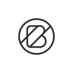 B Logo Icon