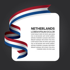 Netherlands flag background