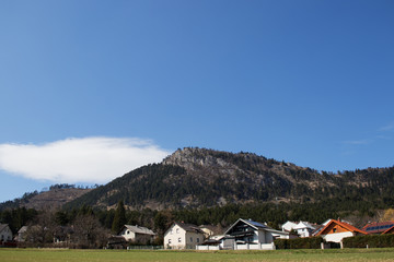 Fototapeta na wymiar Landschaft - Grünbach am Schneeberg
