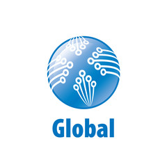 vector logo globe