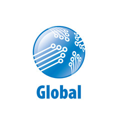 vector logo globe